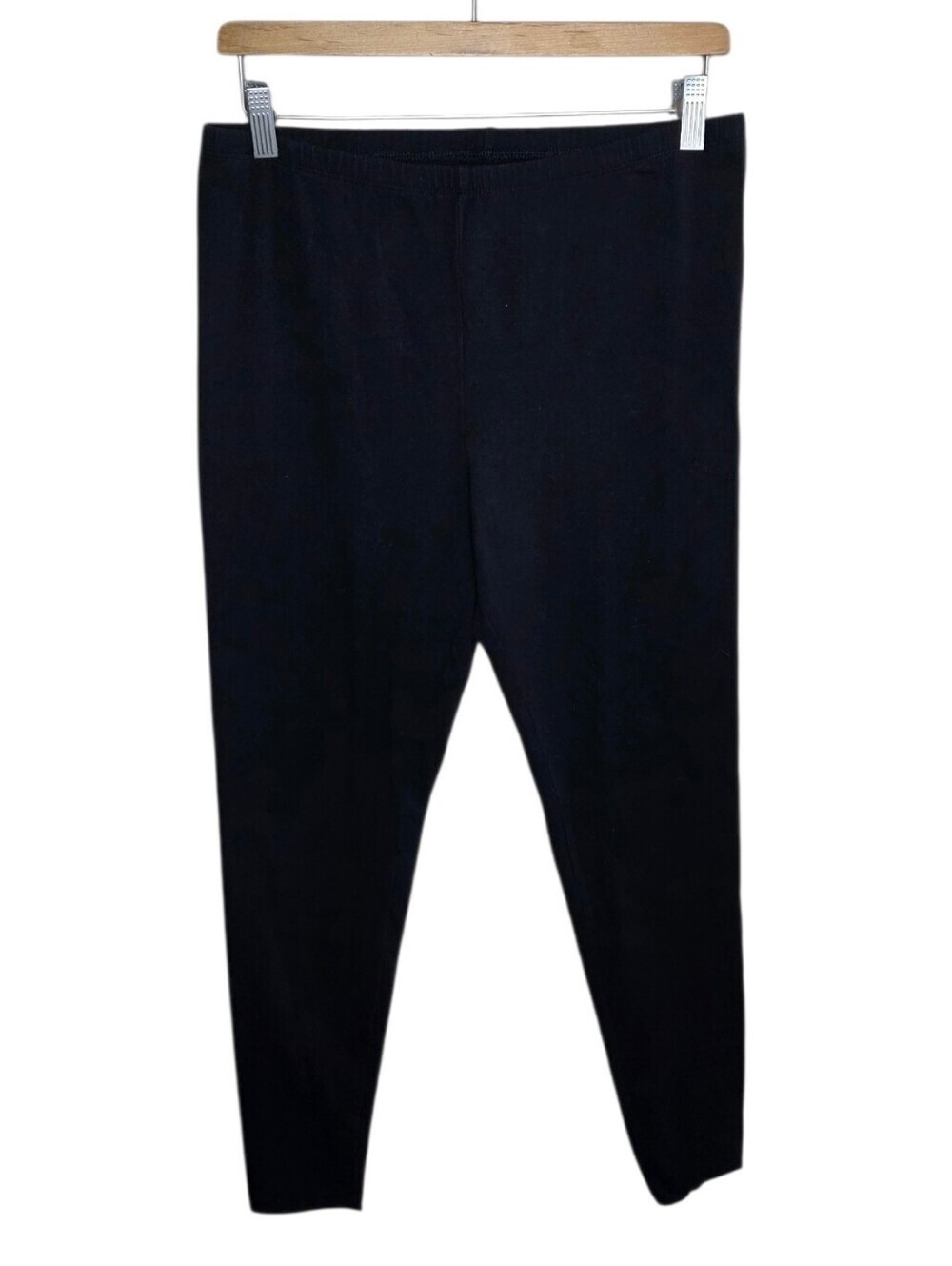 Simply Vera Vera Wang Black Leggings Size Large Casual Basic Wardrobe Staple